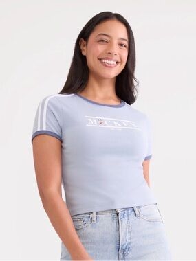 Disney Light Blue Mickey Tee